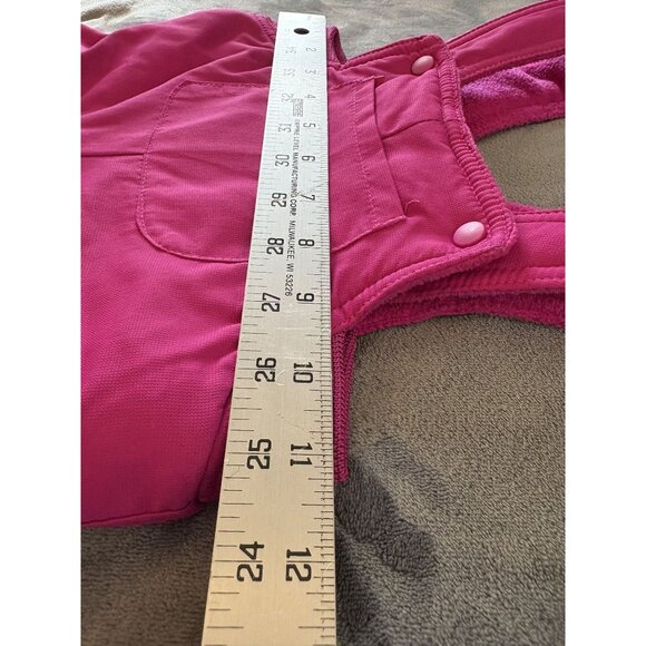Place Toddler Snow Bib Overalls 24 Mos Pink Fleece Lined Snow Pants Performance - Picture 11 of 11